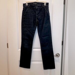 Old Navy The Flirt Dark Wash Denim Jeans Mid Rise Size 2